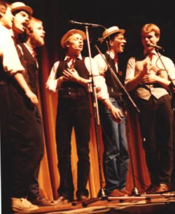 von links: Ulla, Gerhard, Wolfgang, David, Ralf